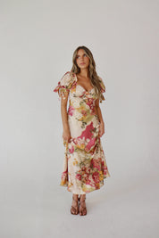 Paloma Patchwork Floral Maxi Dress