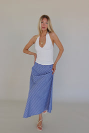 Willa White Halter Top