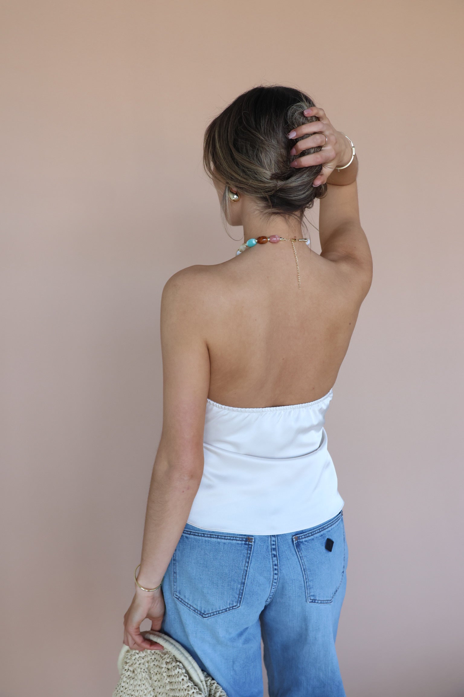 Aleah Embellished Halter Top