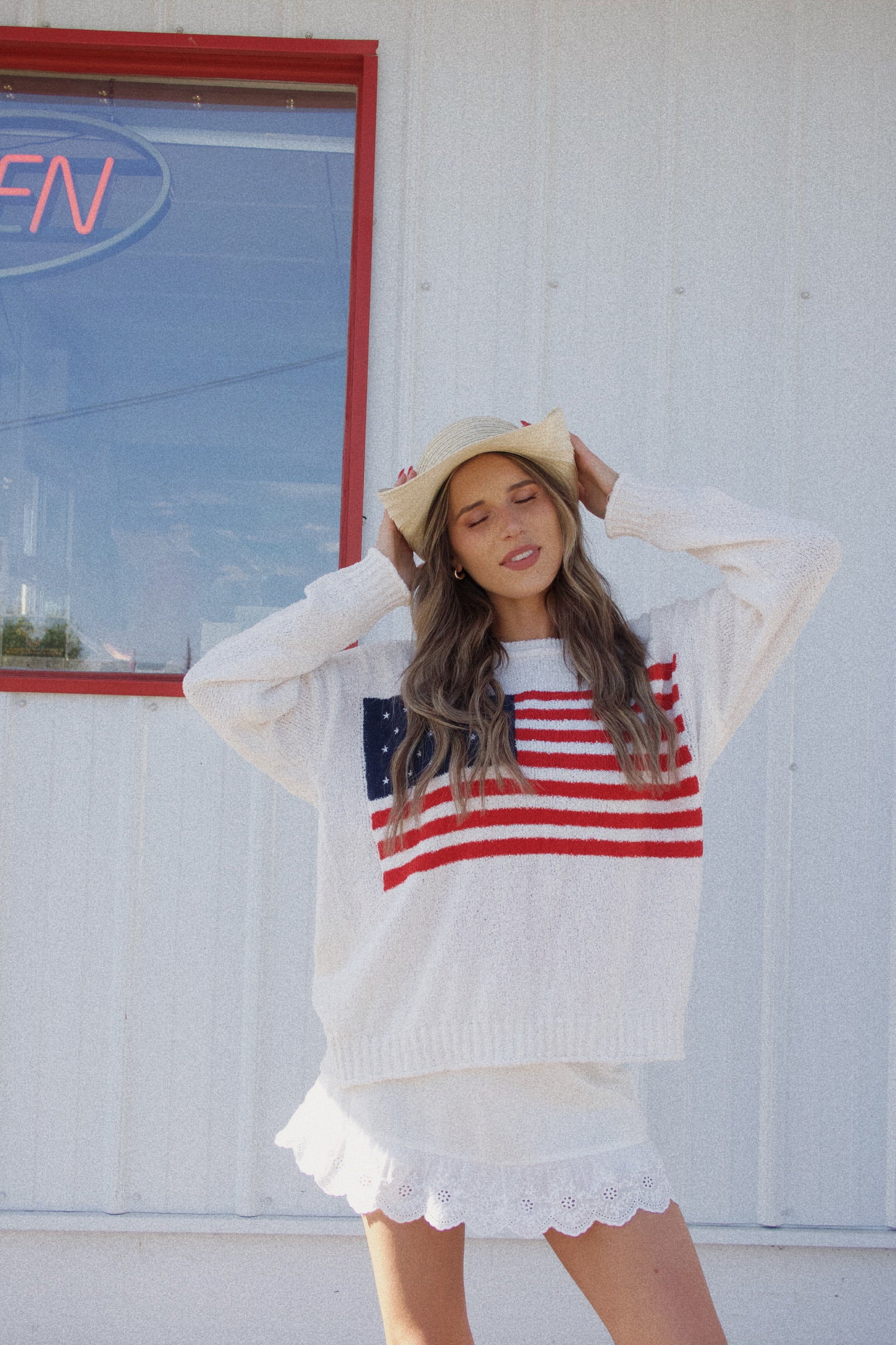Alabama White Linen Skort