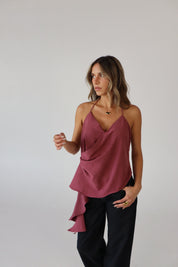Lilah Suede Halter Top