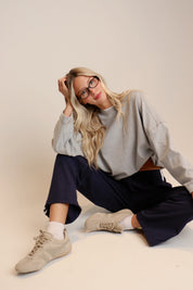Blake Contrast Long Sleeve Top