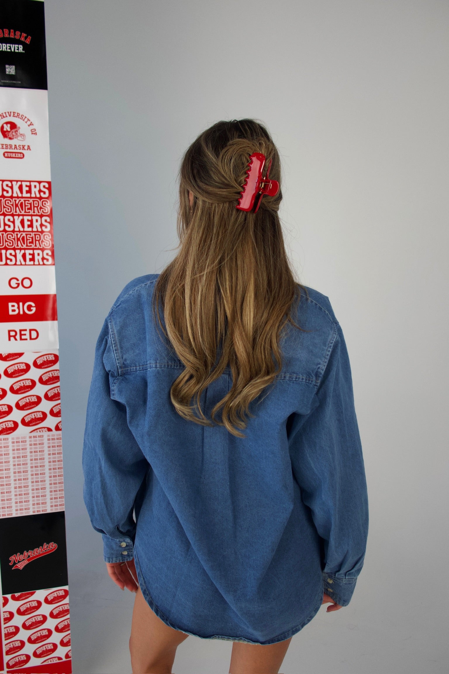 Nebraska Denim Button Down