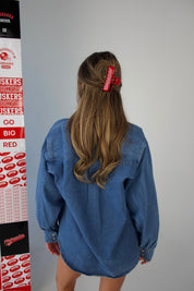 Nebraska Denim Button Down