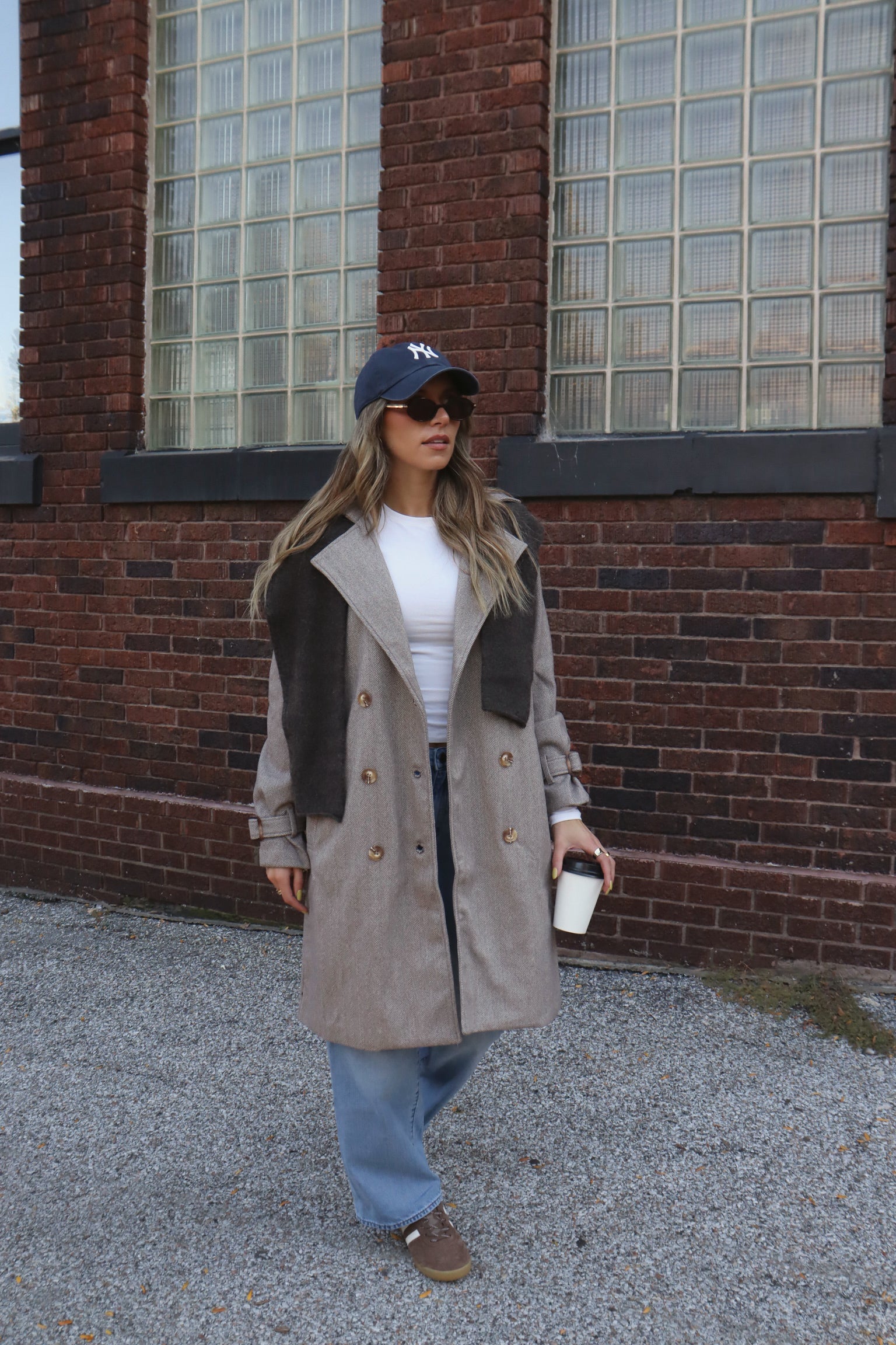 Ayla Herringbone Coat
