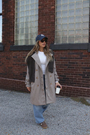 Ayla Herringbone Coat