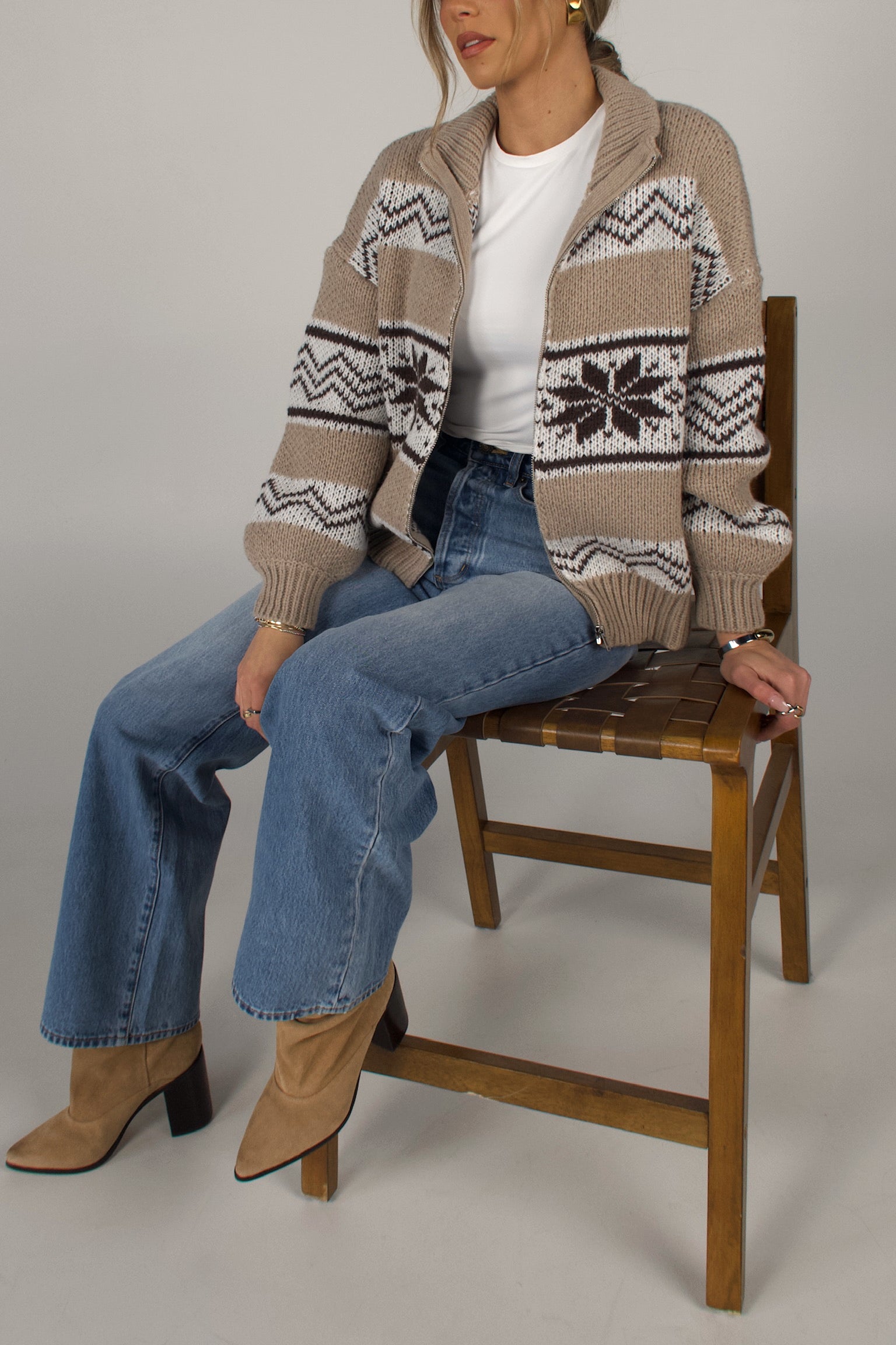 Cheyenne Zip-Up Sweater