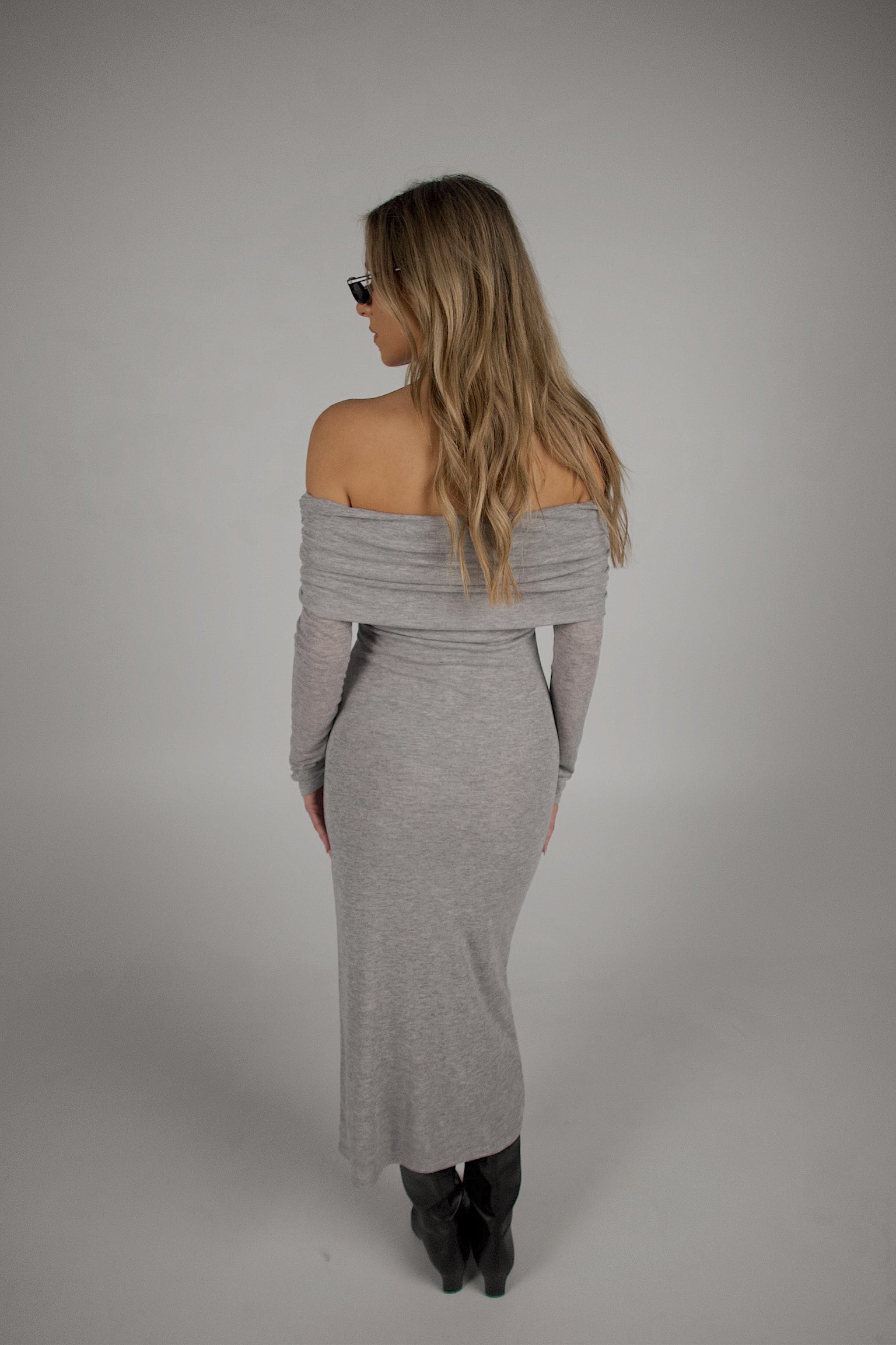 Eloise Fold Over Midi Dress