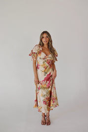 Paloma Patchwork Floral Maxi Dress