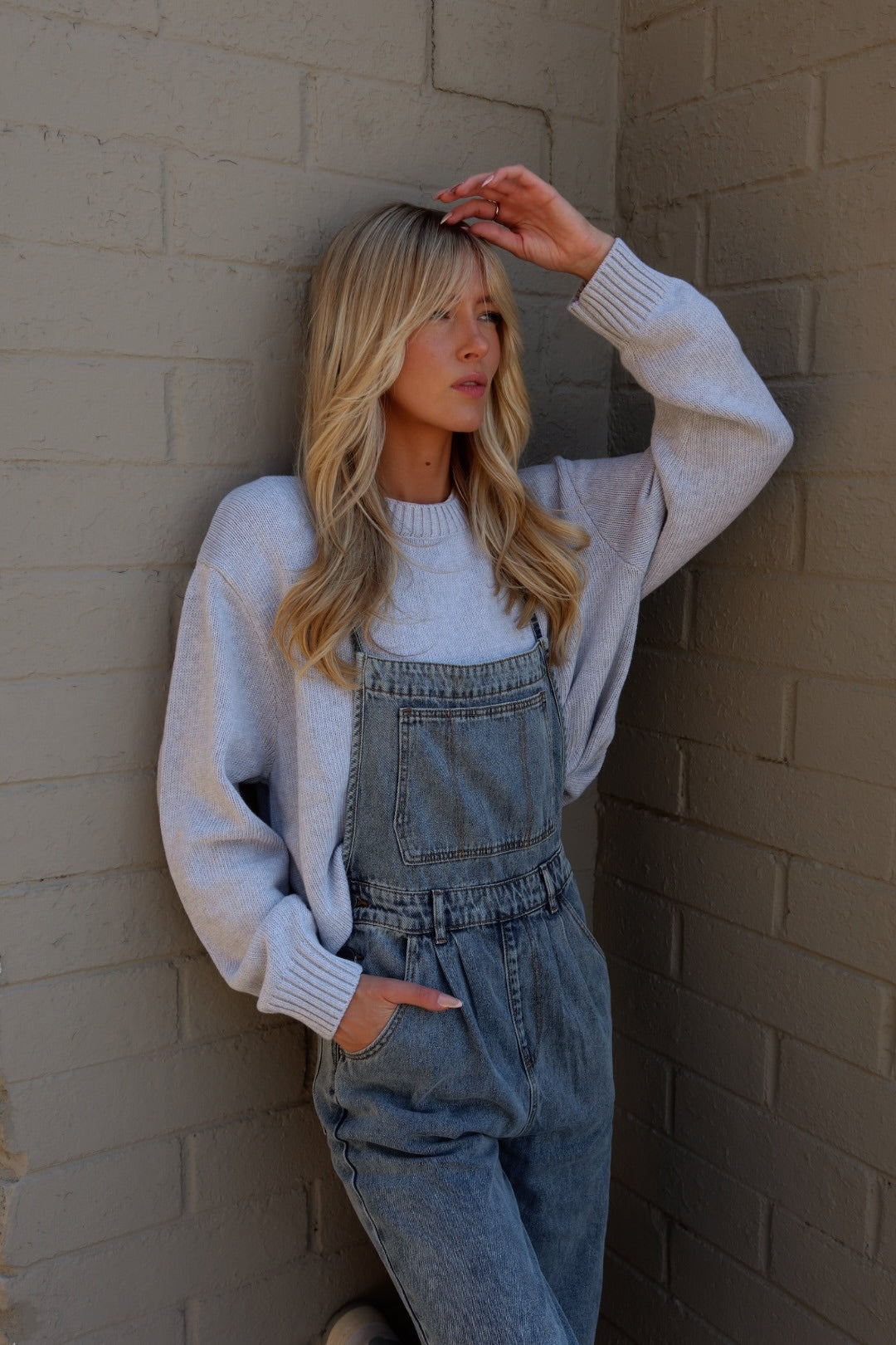 Denim  Tie Overalls