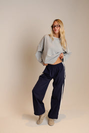 Blake Contrast Long Sleeve Top