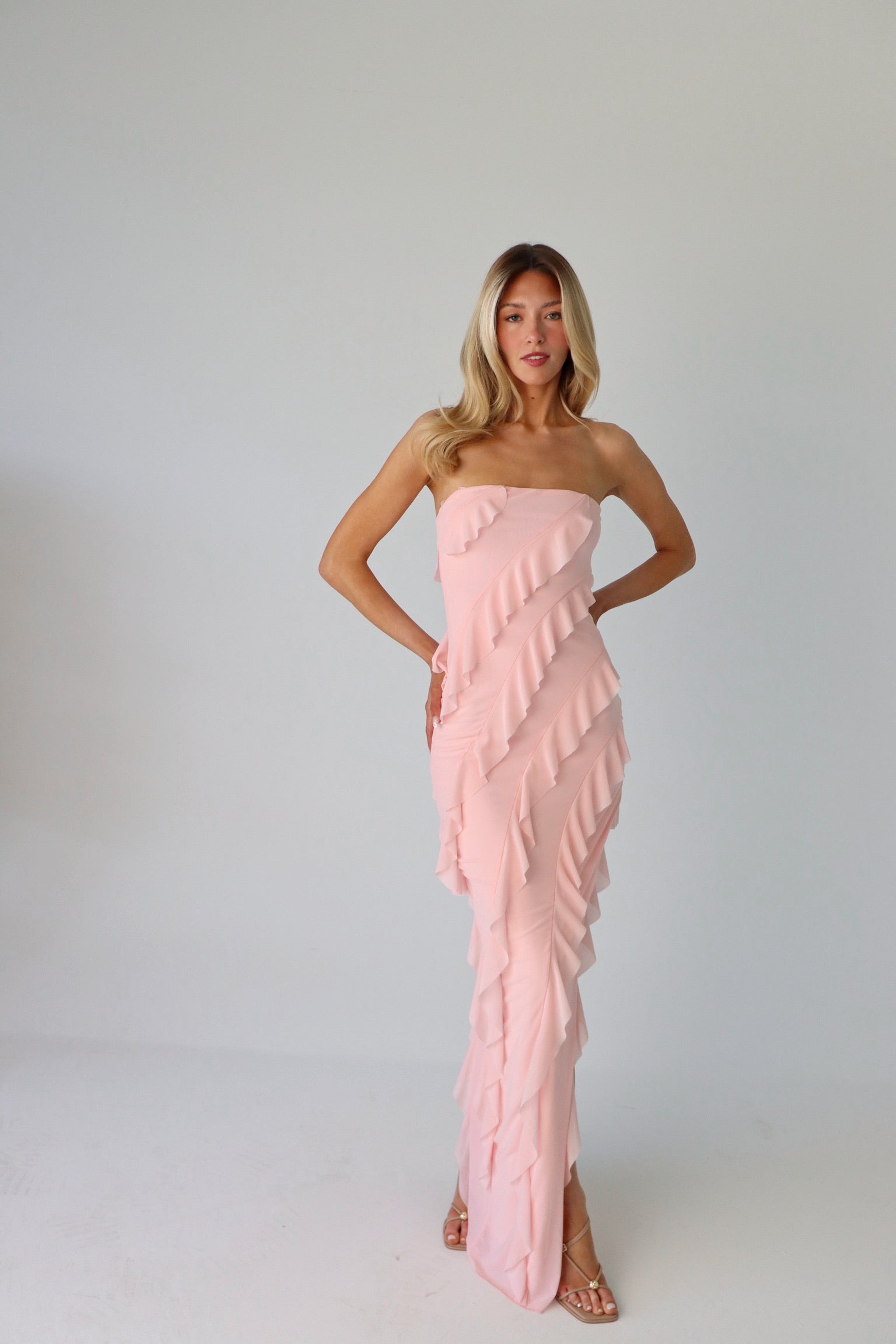 Ashlee Ruffle Maxi Dress