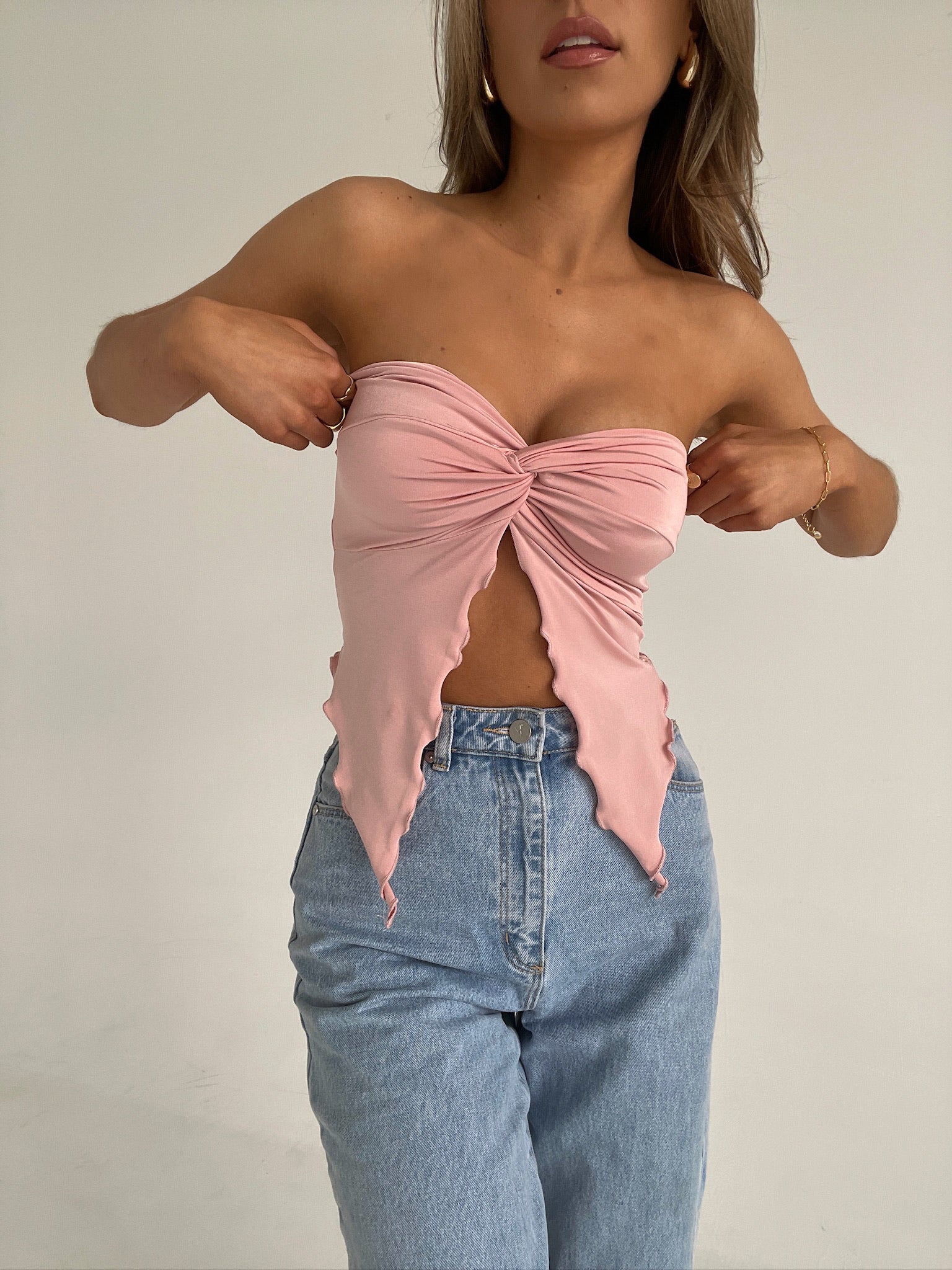 Ella Split Front Tube Top