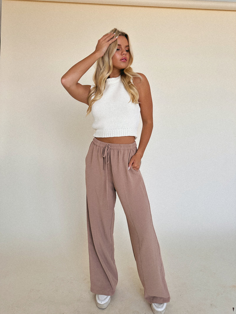 Adilyn Taupe Pant