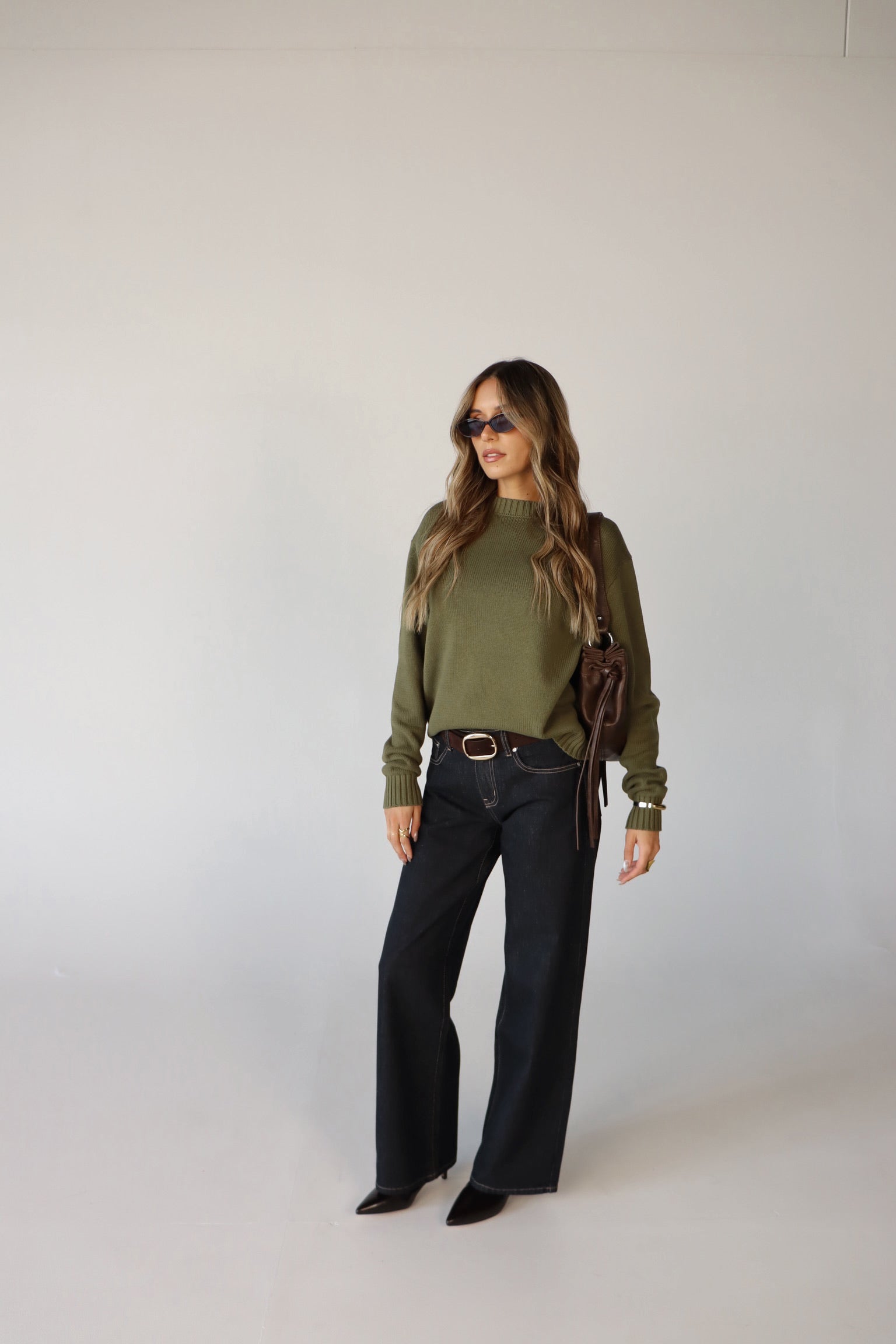 BILLINI : Georgiana Belt In Chocolate Suede