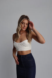 Maya Bustier Crochet Top