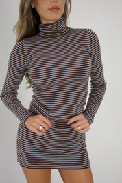 Noah Striped Knit Skort