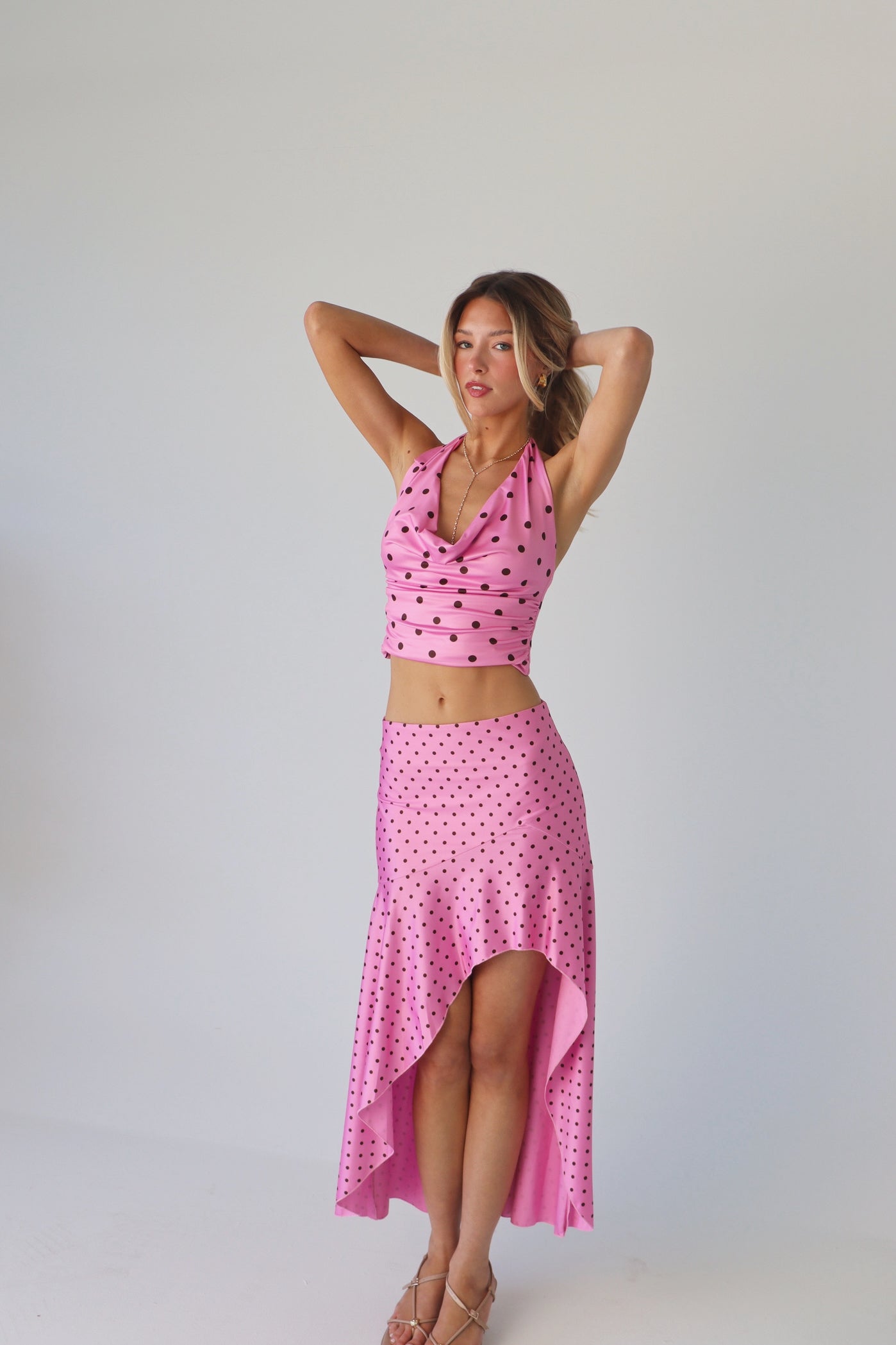 Melody Polka Dot Halter Top