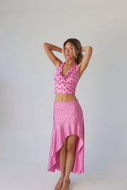 Melody Polka Dot Halter Top
