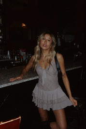 Amberlyn Lace Ruffled Romper