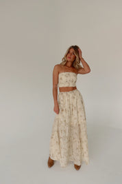 Delilah Floral Maxi Skirt Set