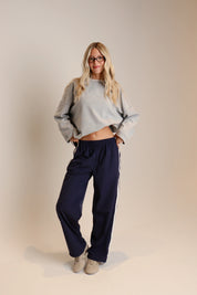 Blake Contrast Long Sleeve Top