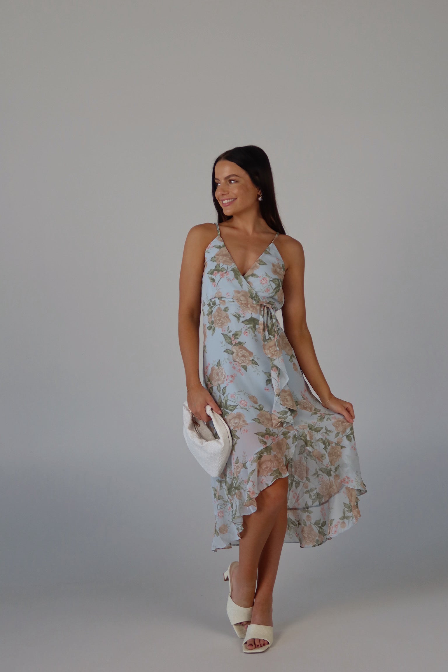 SALE :Celina Floral Midi Dress