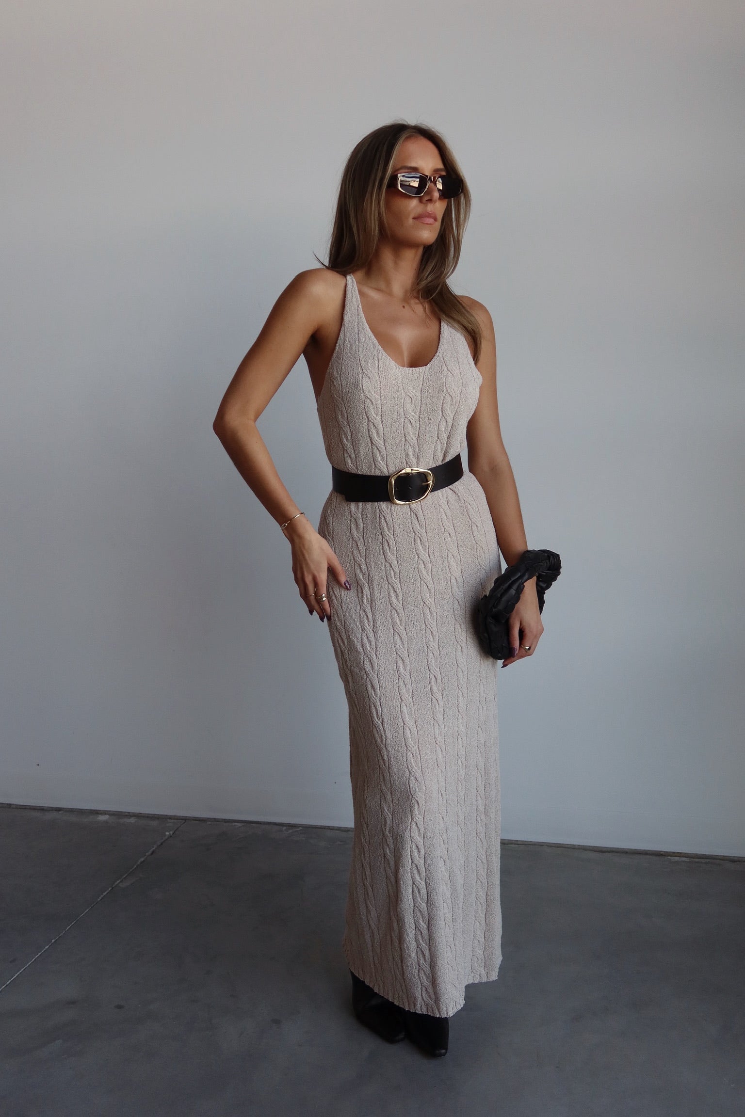 Lane Maxi Dress in Oat