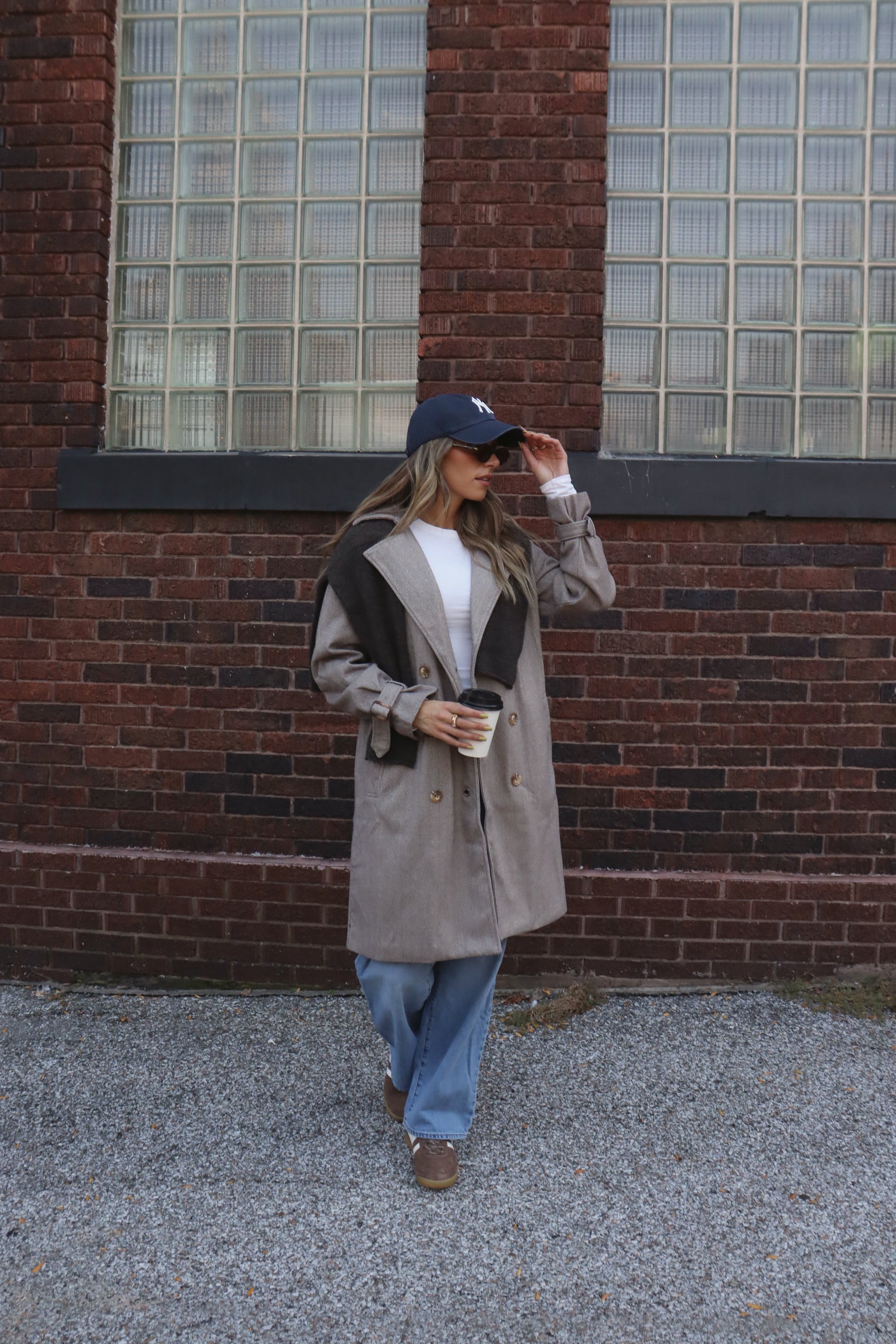 Ayla Herringbone Coat