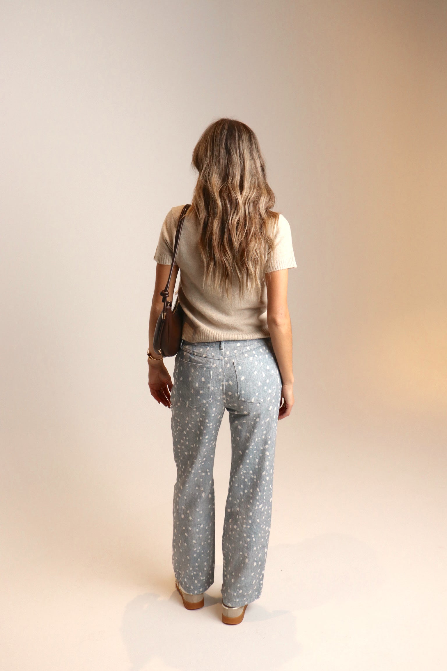 Frankee Straight Leg Printed Pant