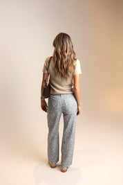 Frankee Straight Leg Printed Pant