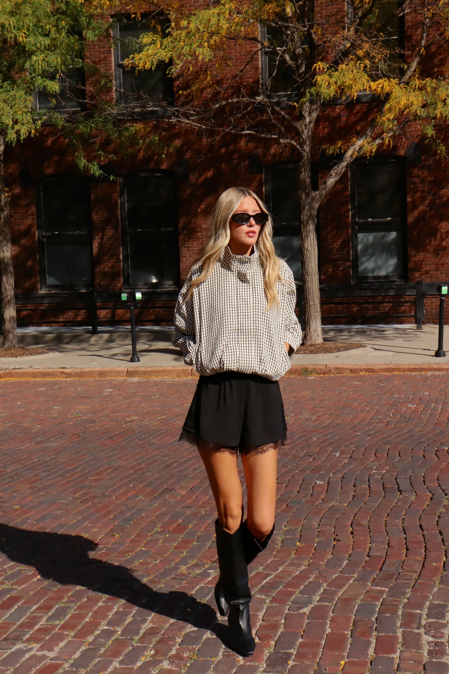 Ava Lace Trim Shorts