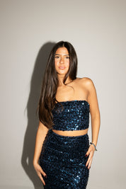 Shae Sequin Embellished Skirt Set