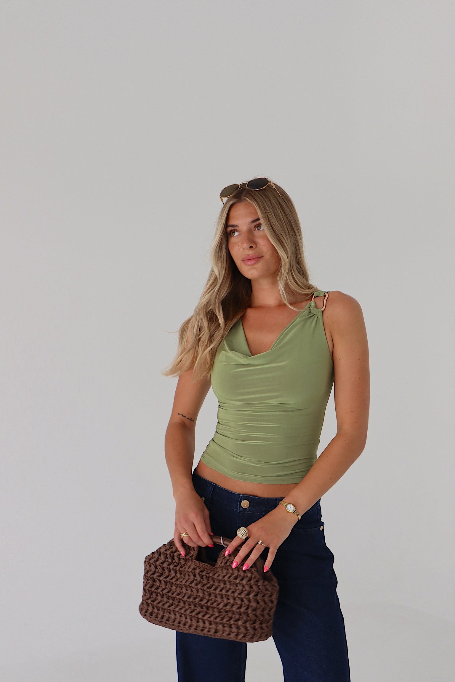 Lilah Cowl Neck Top