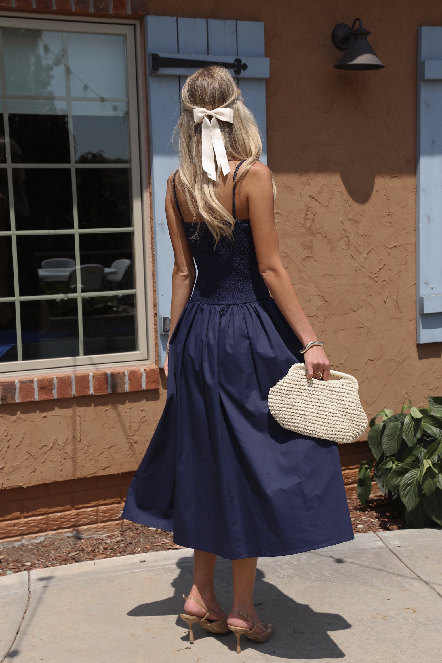 bambi midi dress Bambi Girl Midi Dress at Free People in Blue, Size: S