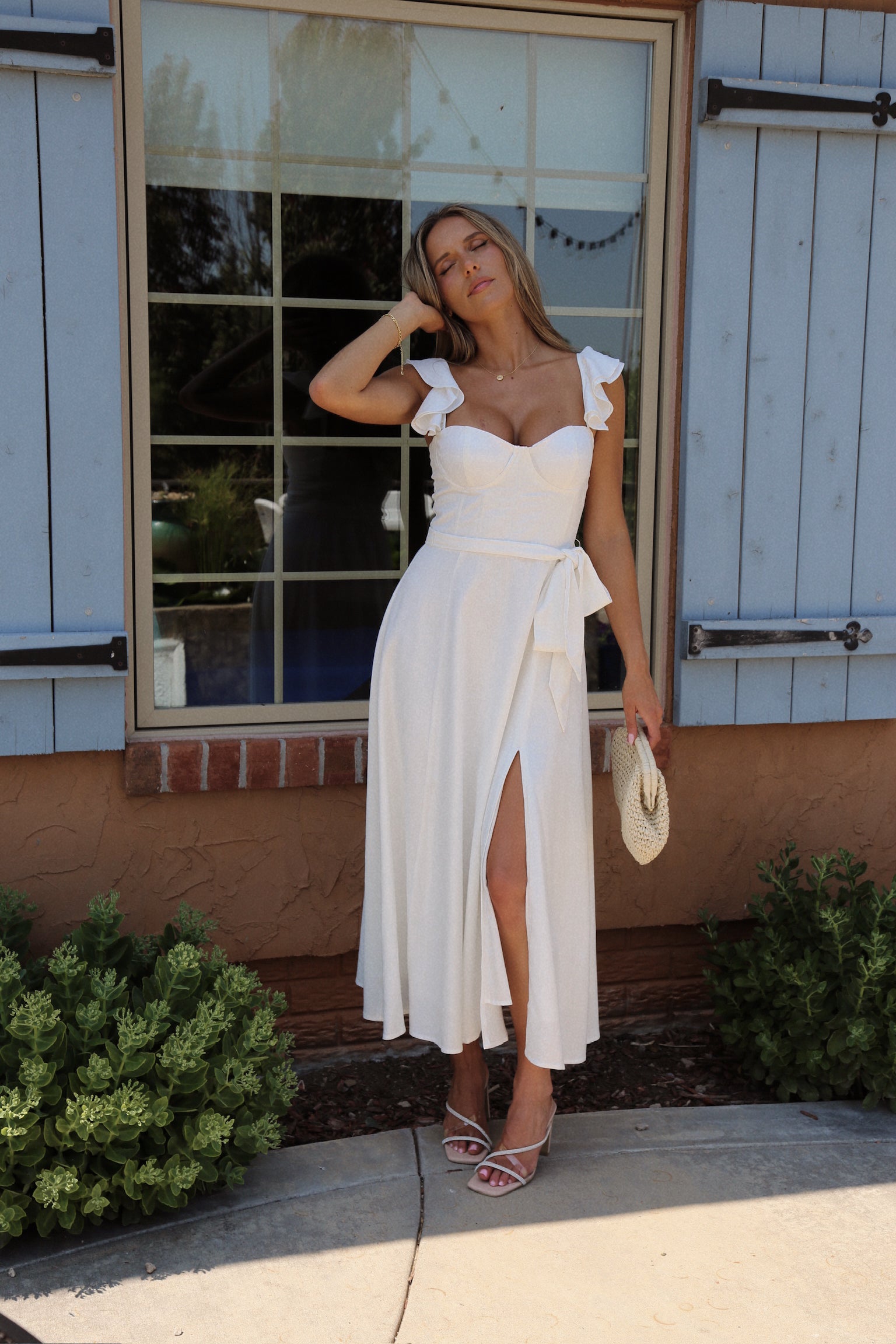 Inette Ivory Maxi Dress