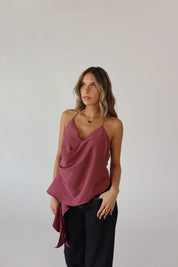 Lilah Suede Halter Top