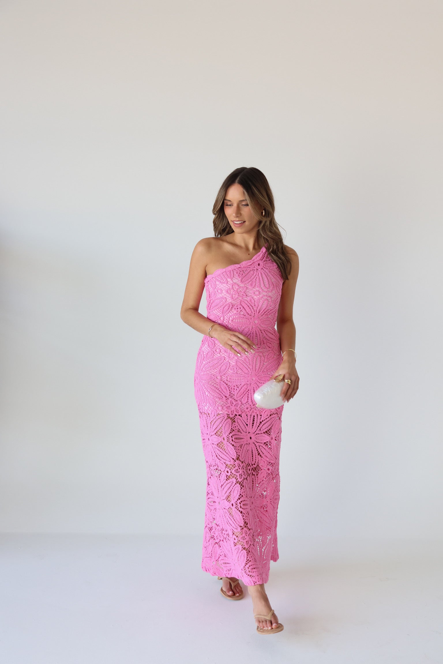 Collette Crochet Floral Maxi Dress