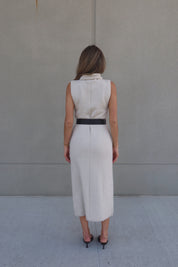 Maeva Turtleneck Sleeveless Maxi Dress