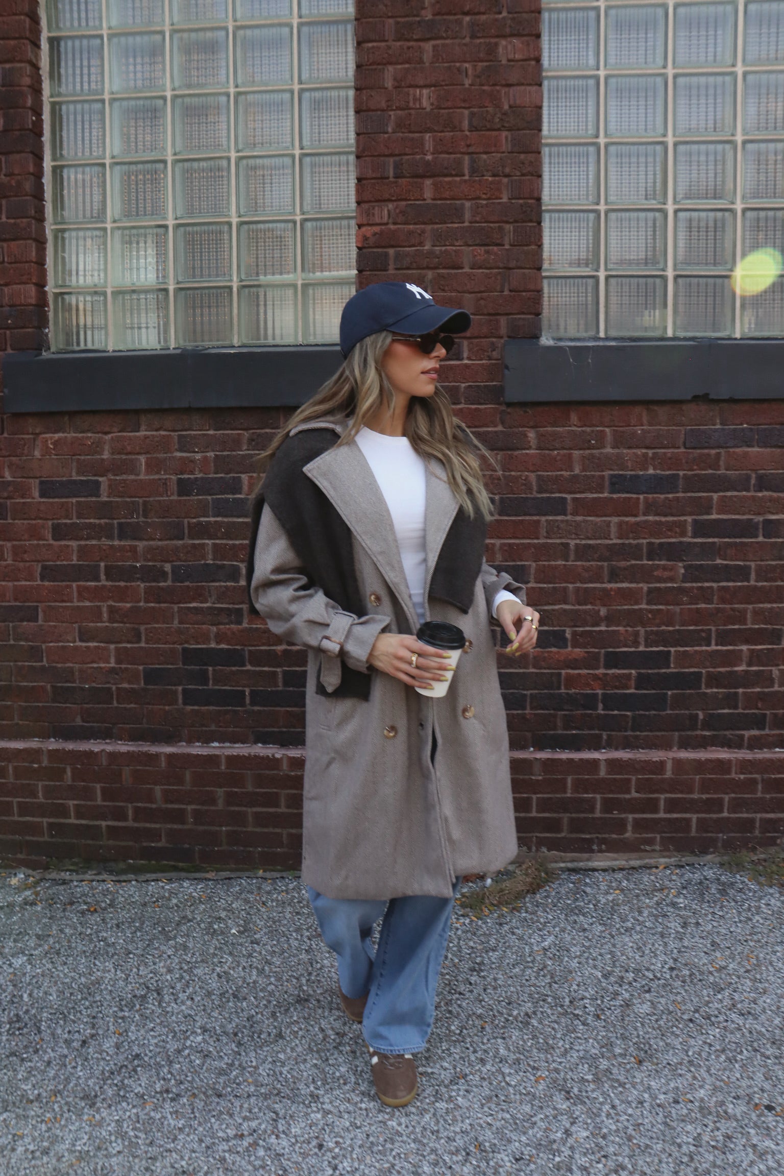 Ayla Herringbone Coat