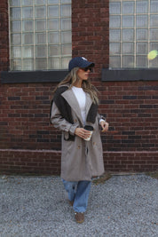 Ayla Herringbone Coat