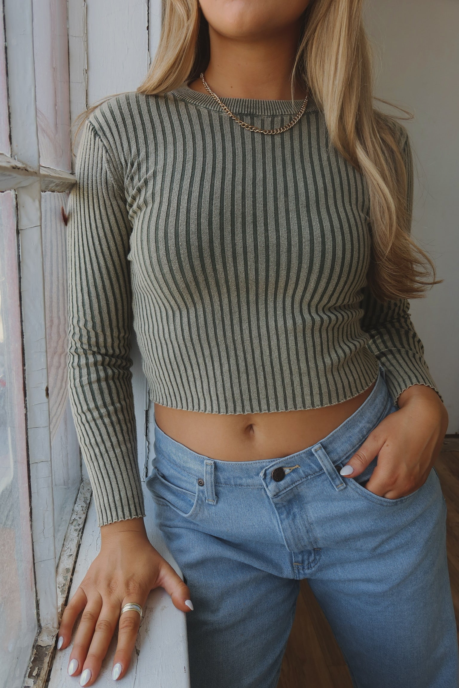 Blaine Ribbed Knit Top