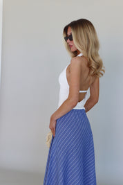 Willa White Halter Top