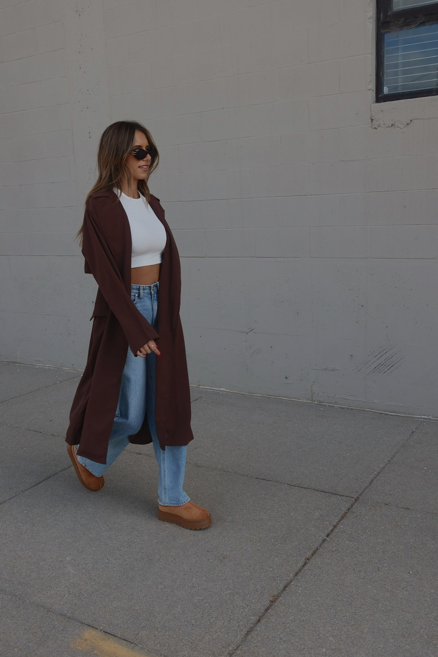 Kyleigh Duster Trench Coat