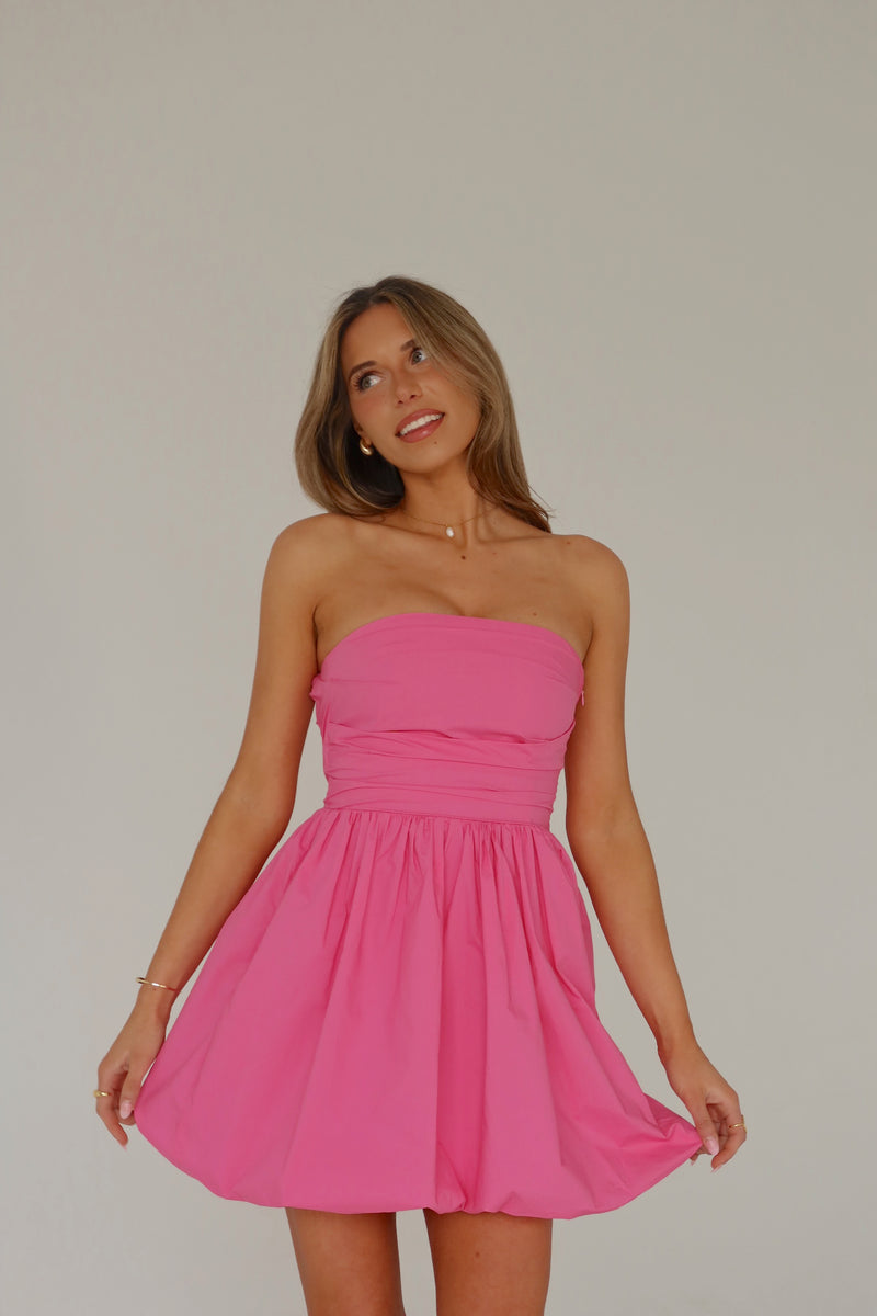 RESTOCKED :Alba Strapless Mini Dress