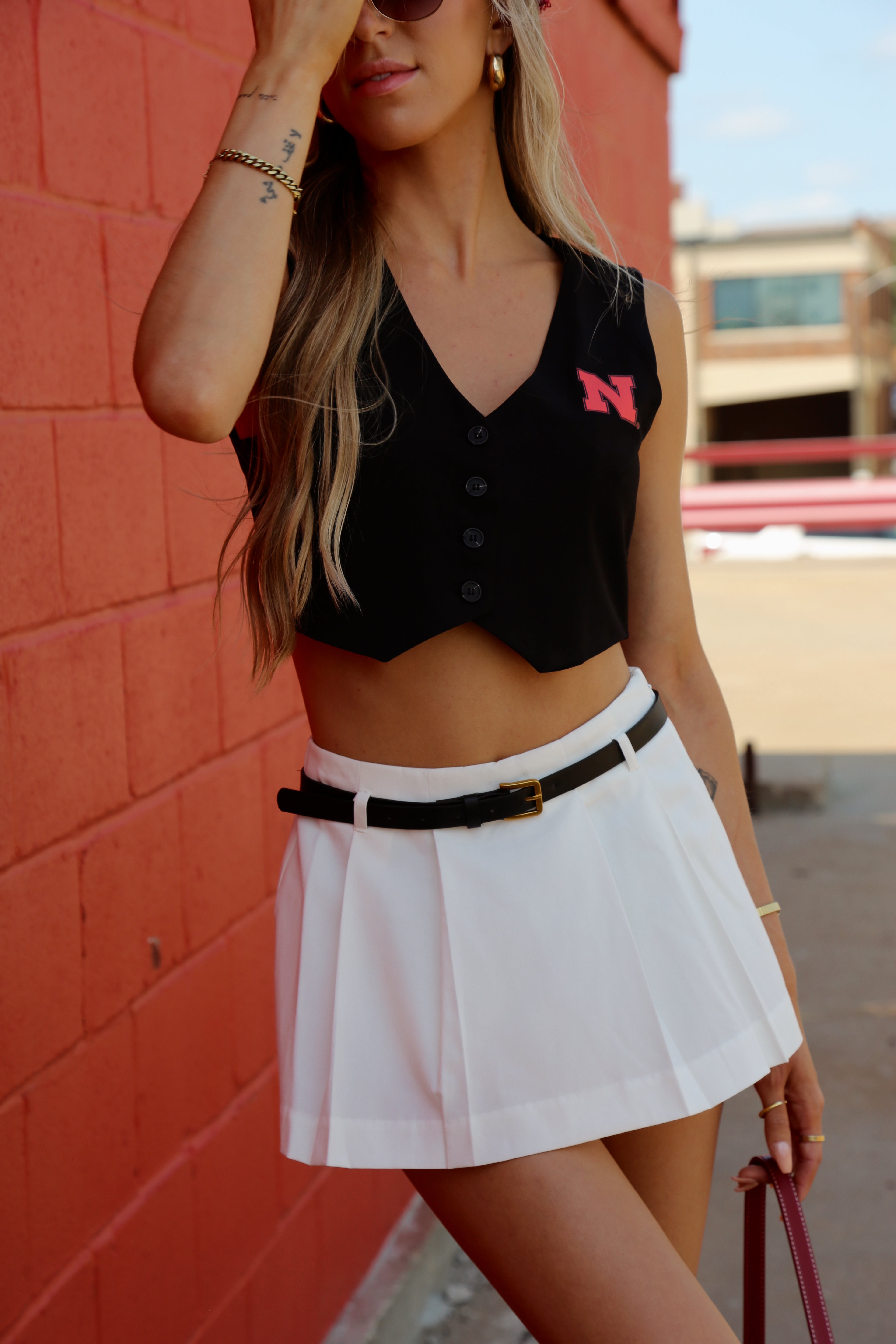 Rebecca Belted Skort