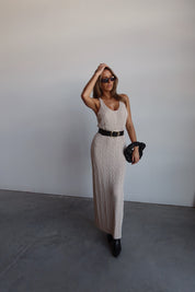 Lane Maxi Dress in Oat