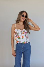 Monroe Floral Top