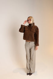 Jalynn Khaki Trousers