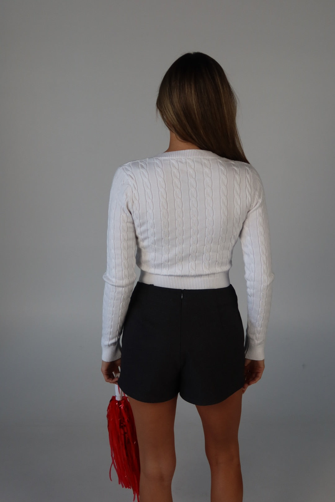 Nebraska Cable Knit Long Sleeve